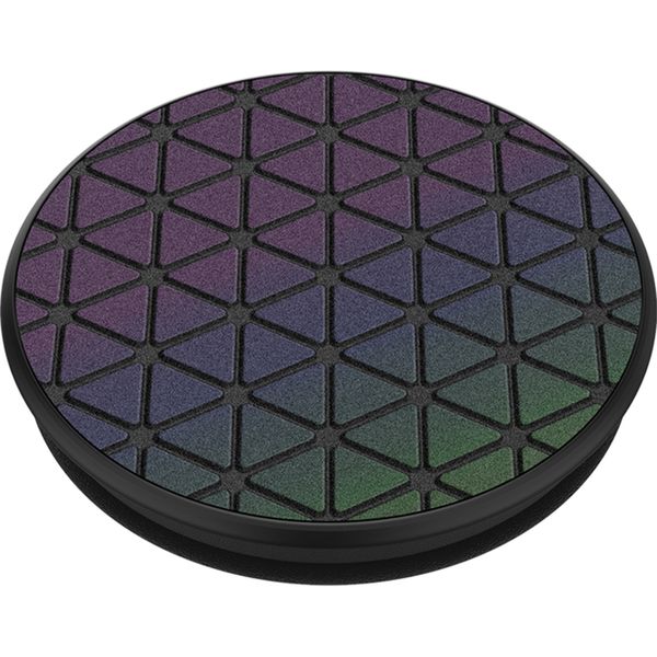 PopSockets PopGrip - Abnehmbar - Reflective Techno Grid Chromatic