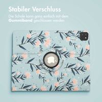 imoshion 360° drehbare Design Klapphülle iPad Air 13 Zoll (2025) M3 / (2024) M2 - Flowers