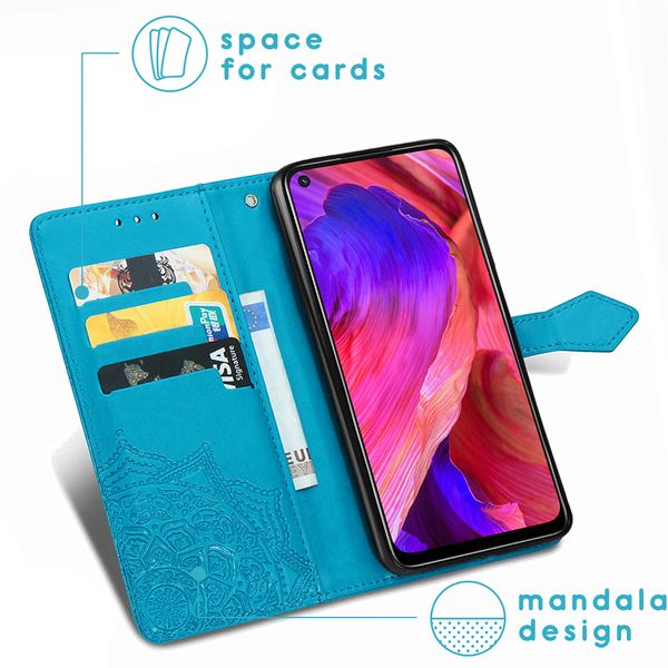 imoshion Mandala Klapphülle Oppo A74 (5G) / A54 (5G) - Türkis