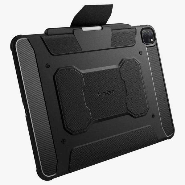 Spigen Rugged Armor Pro Klapphülle Apple iPad Pro 13 (2024) M4 - Schwarz