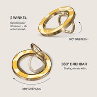 Burga Ringholder MagSafe Gold - Handyringe - Lemon Tart