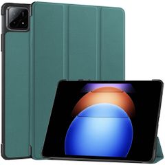 imoshion Trifold Klapphülle Schwarz für das Xiaomi Pad 6S Pro 12.4 - Dunkelgrün