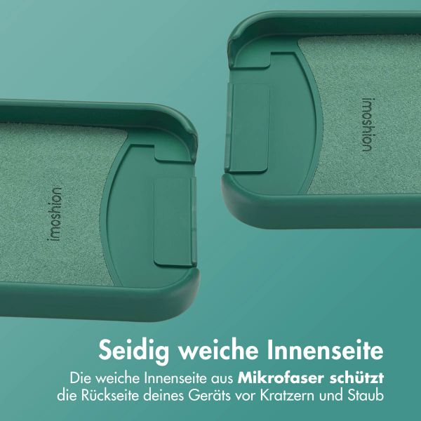 imoshion Color Backcover mit abnehmbarem Handykette und MagSafe Apple iPhone 13 Pro - Dunkelgrün