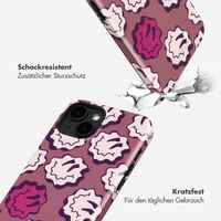 Selencia Vivid Rückabdeckung mit MagSafe Apple iPhone 14 - Wavy Smiley Pink