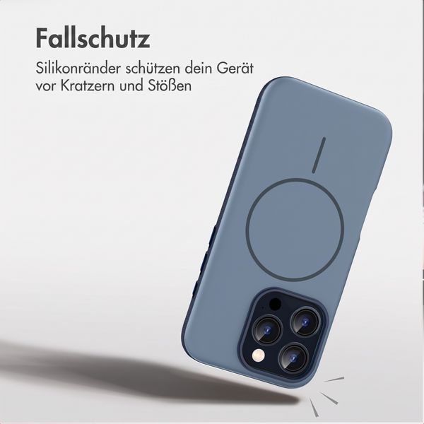 imoshion Color Backcover mit Thin MagSafe Ring Apple iPhone 15 Pro - Dunkelblau