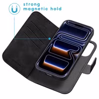 imoshion Entfernbare 2-1 Luxus Klapphülle Apple iPhone 17 Pro - Schwarz