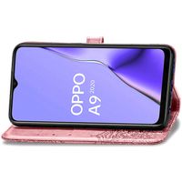 Mandala Klapphülle Oppo A5 (2020) / A9 (2020) - Roségold