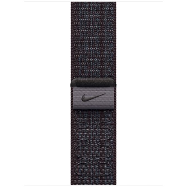 Apple Nike Sport Loop Band für die Apple Watch Series 1 bis 9 / SE (38/40/41 mm) | Series 10 (42 mm) - Black/Blue