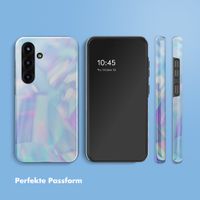 Selencia Vivid Back Cover Samsung Galaxy S25 - Holographic Blue Dream