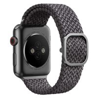 Uniq Aspen Geflochtenes Armband für das  Apple Watch Series 1 t/m 11 / SE / Ultra (44/45/46/49 mm) - Granite Grey