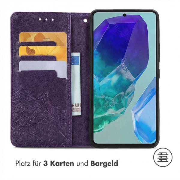 imoshion Mandala Klapphülle Samsung Galaxy S24 FE - Violett