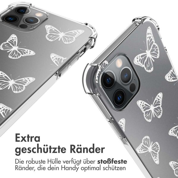 imoshion Design Hülle mit Band für das iPhone 12 (Pro) - Butterfly