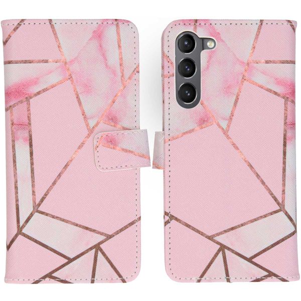 imoshion Design TPU Klapphülle Samsung Galaxy S23 Plus - Pink Graphic