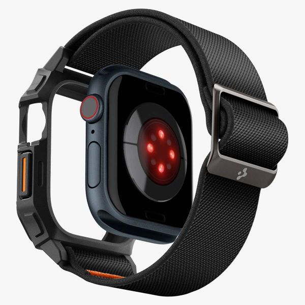 Spigen Lite Fit Pro™ Case + Armband für die Apple Watch Series 10 / 11 - 46 mm - Matt Schwarz
