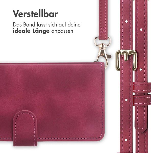 imoshion Klapphülle mit Kordel Samsung Galaxy A14 (5G/4G) - Rot