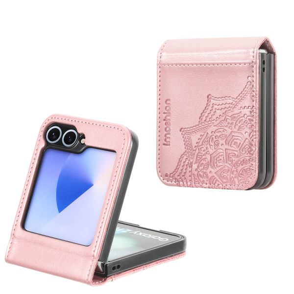 imoshion Mandala Klapphülle Samsung Galaxy Z Flip 5 - Rosé gold