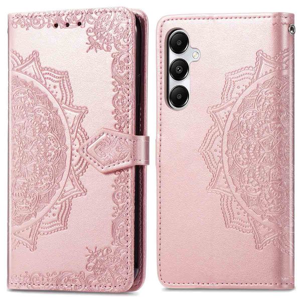 imoshion Mandala Klapphülle für das Samsung Galaxy A35 - Rose Gold