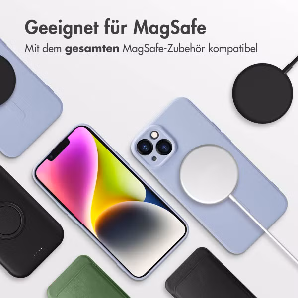 imoshion Color Back Cover mit MagSafe für das Apple iPhone 14 - Lila