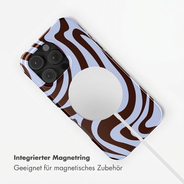 Selencia Vivid Rückabdeckung mit MagSafe Apple iPhone 16 Pro - Dream Swirl Chocolate