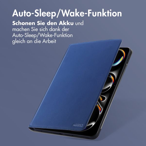 Accezz Classic Klapphülle Apple iPad Pro 13 (2025) M5 / (2024) M4 - Dunkelblau