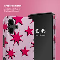 Selencia Vivid Rückabdeckung mit MagSafe iPhone 16 - Stars Rubine Red Light Pink