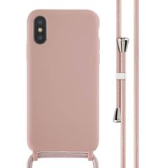 imoshion SilikonHülle mit Band Apple iPhone X / Xs - Sand Pink