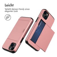 imoshion Backcover mit Kartenfach Apple iPhone 13 - Rosé gold