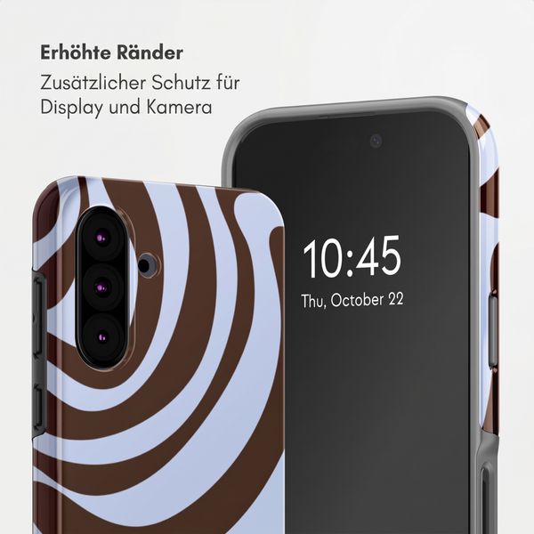 Selencia Vivid Back Cover Samsung Galaxy A36 / A56 - Dream Swirl Chocolate