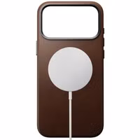 Nomad Traditional Leather Backcover mit MagSafe Apple iPhone 17 Pro Max - Braun