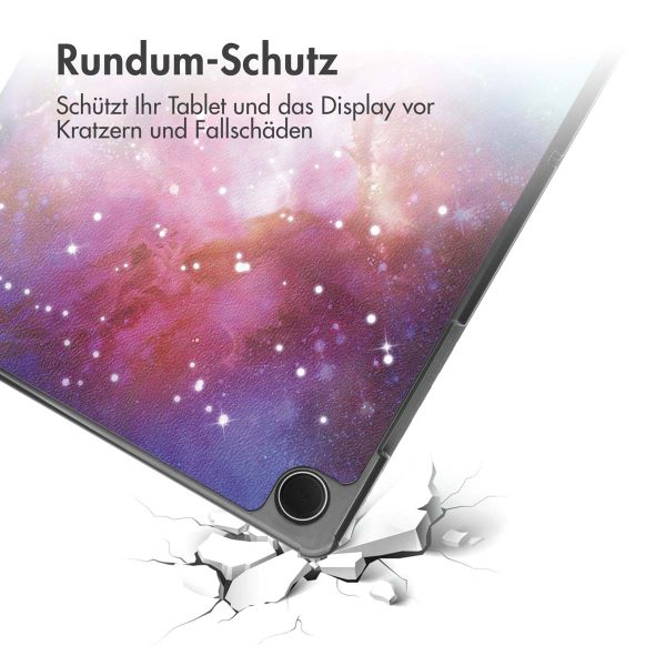 imoshion Design Trifold Klaphülle Samsung Galaxy Tab A11 Plus / A9 Plus - Space