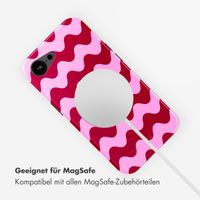 Selencia Vivid Rückabdeckung mit MagSafe Apple iPhone 16e - Wave Vibes Lipstick
