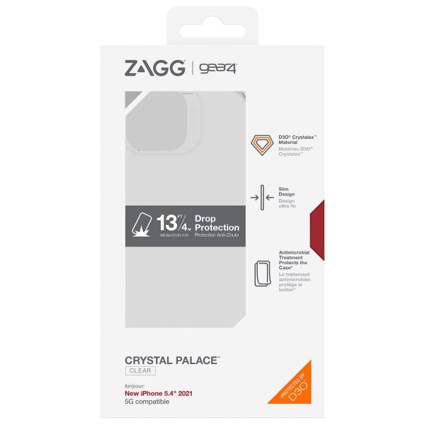 ZAGG Crystal Palace Case iPhone 13 Mini - Transparent