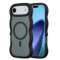 Selencia Wavy Backcover mit MagSafe Apple iPhone Air - Schwarz