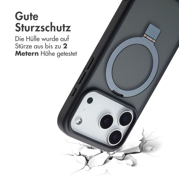 Accezz Ring Stand Backcover mit MagSafe Apple iPhone 17 Pro - Schwarz
