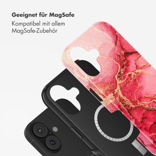 Selencia Vivid Rückabdeckung mit MagSafe Apple iPhone 17 - Rosy Marble