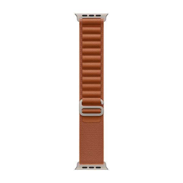 Apple Alpine Loop Armband für  Apple Watch Series 1 - 11 / SE / Ultra (44/45/46/49 mm) - Größe S - Terracotta / Natural Titanium