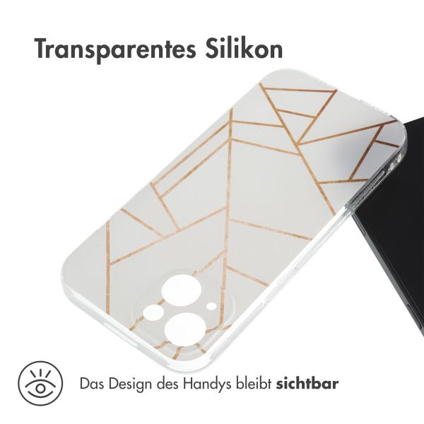 imoshion Design Hülle Apple iPhone 15 - White Graphic