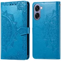 imoshion Mandala Klapphülle Oppo A6x (4G/5G) - Türkis