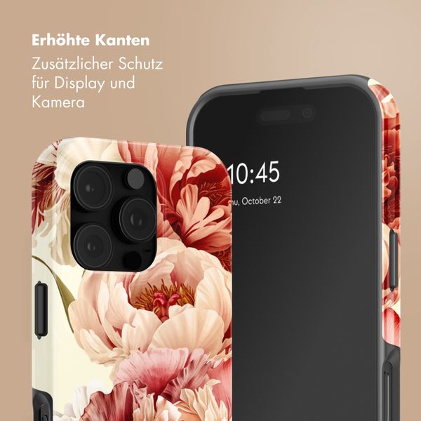 Selencia Vivid Back Cover Apple iPhone 16 Pro - Vintage Peony