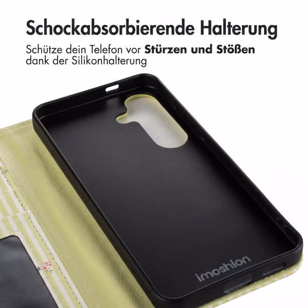 imoshion Design Klapphülle Samsung Galaxy S25 - Garden Stripes