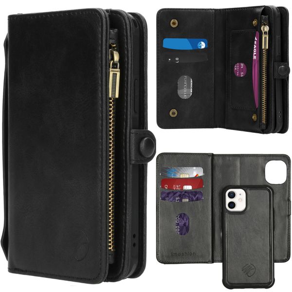 imoshion 2-1 Wallet Klapphülle das iPhone 12 Mini - Schwarz