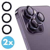 imoshion ﻿2er-Pack Objektivschutz für Kamera für das Apple iPhone 14 Pro / 14 Pro Max - Violett