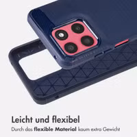 imoshion Brushed Back Cover Motorola Moto G57 Power - Dunkelblau