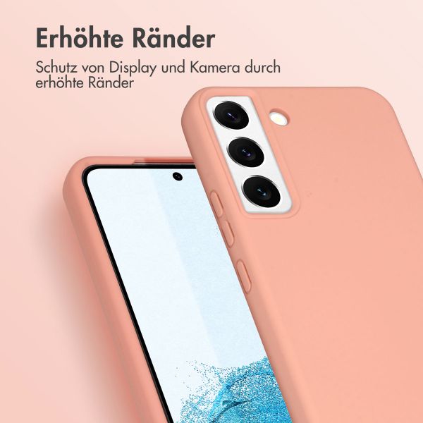 imoshion Color Backcover mit abtrennbarem Band Samsung Galaxy S22 - Peach