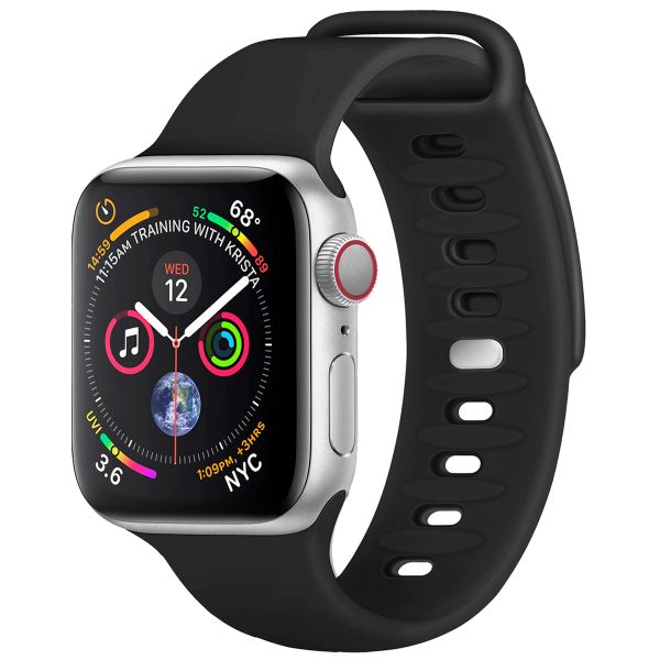 imoshion Silikonband für das Apple Watch Series 1-9 / SE - 38/40/41 mm / Series 10 - 42 mm - Schwarz