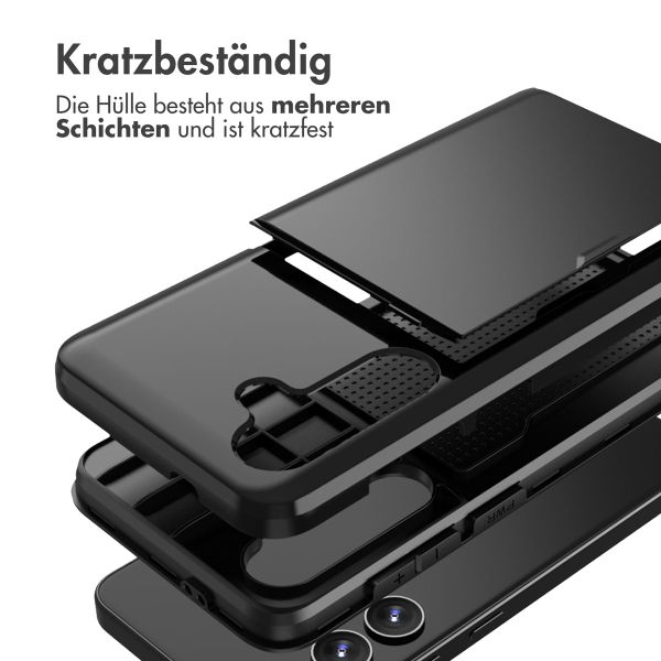 imoshion Backcover mit Kartenfach Samsung Galaxy S24 - Schwarz