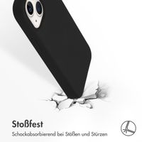 Accezz Liquid Silikoncase Apple iPhone 13 Mini - Schwarz