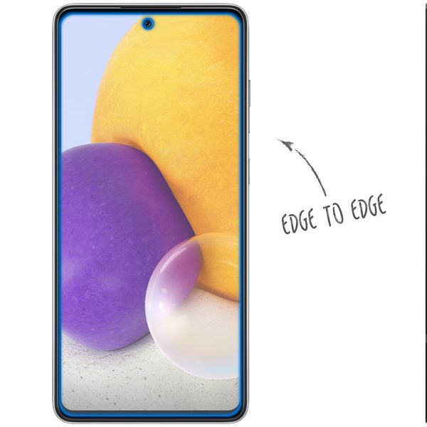 Accezz Glass Screenprotector + Applicator für das Samsung Galaxy A72 / M53