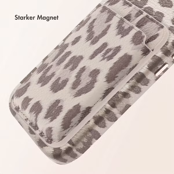 Selencia Sabi Kartenhalter mit MagSafe - Soft Ivory