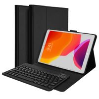 Accezz QWERTZ ﻿Bluetooth Keyboard Klapphülle für das iPad 9 (2021) 10.2 Zoll / iPad 8 (2020) 10.2 Zoll / iPad 7 (2019) 10.2 Zoll 